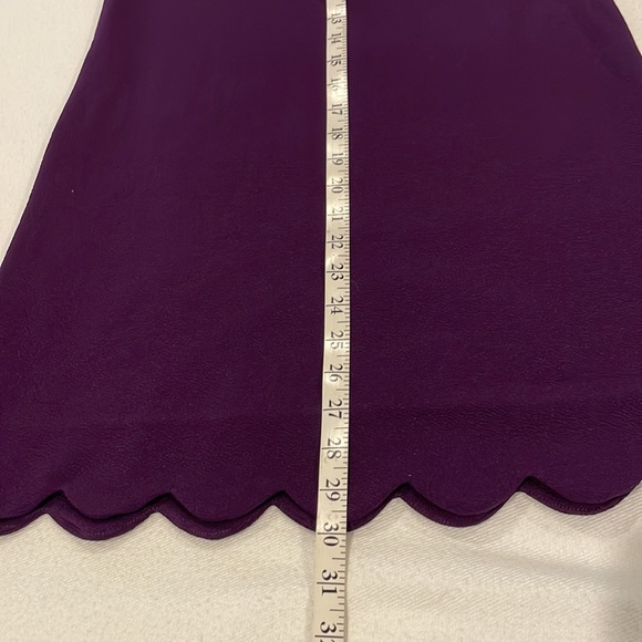 Mi Ami Ladies Dress XS Scollop Bottom Purple - Picture 6 of 10